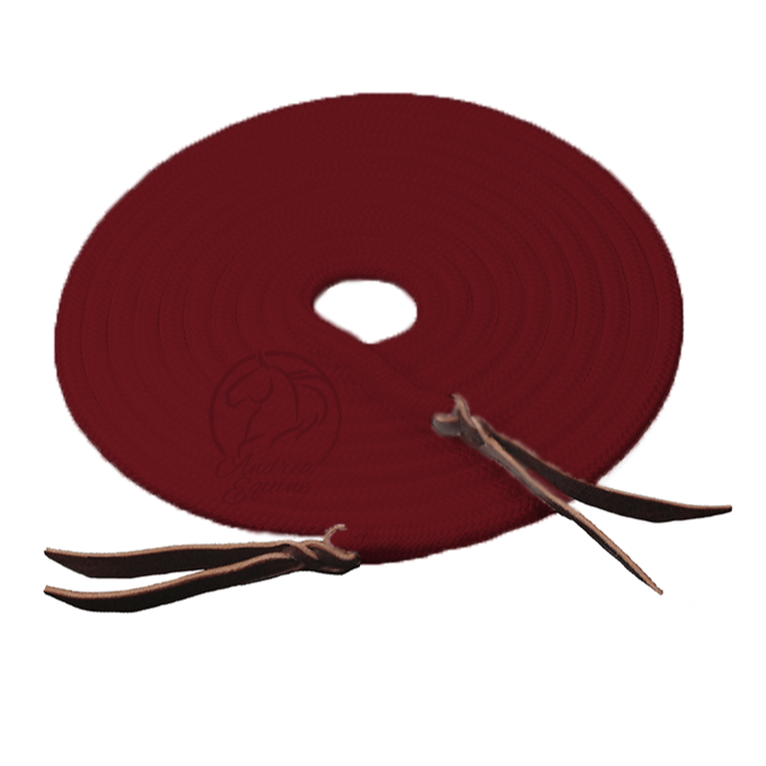 22 Ft Clinician Mecate Reins - Andrea Equine