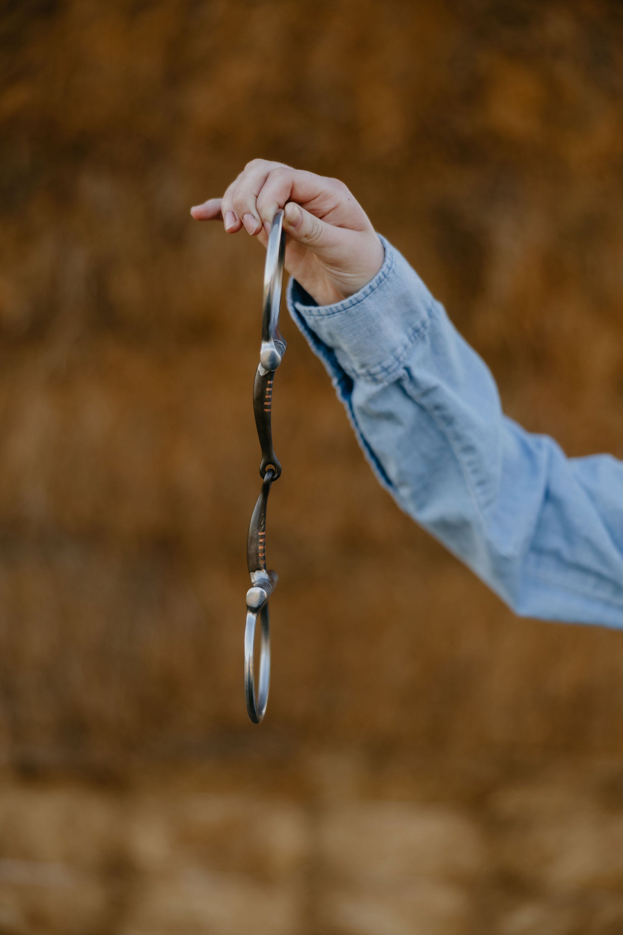 "Signature" Smooth Sweet Iron Dee Snaffle Bit w/Copper Inlay