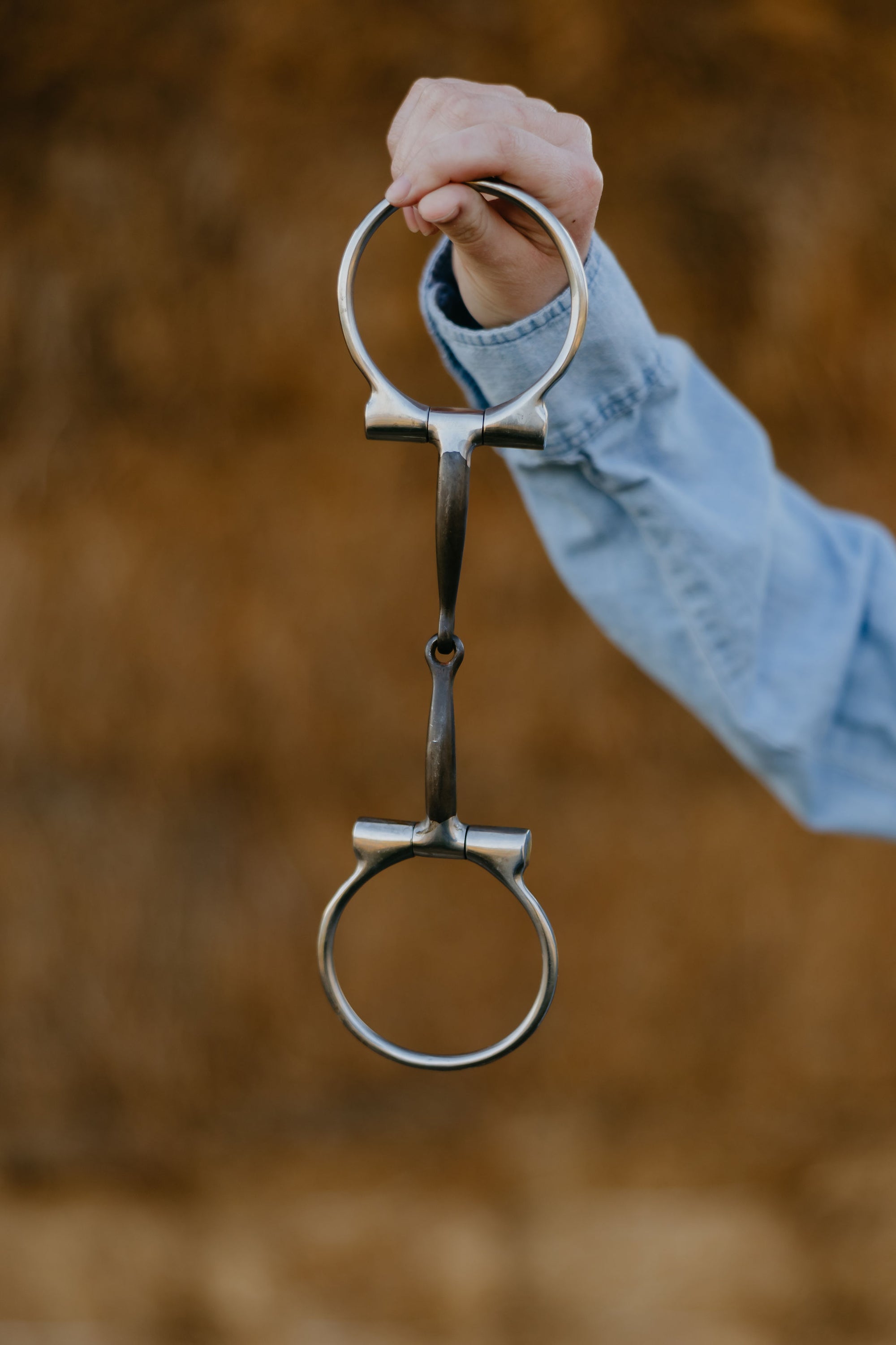 "Signature" Smooth Sweet Iron Dee Snaffle Bit w/Copper Inlay