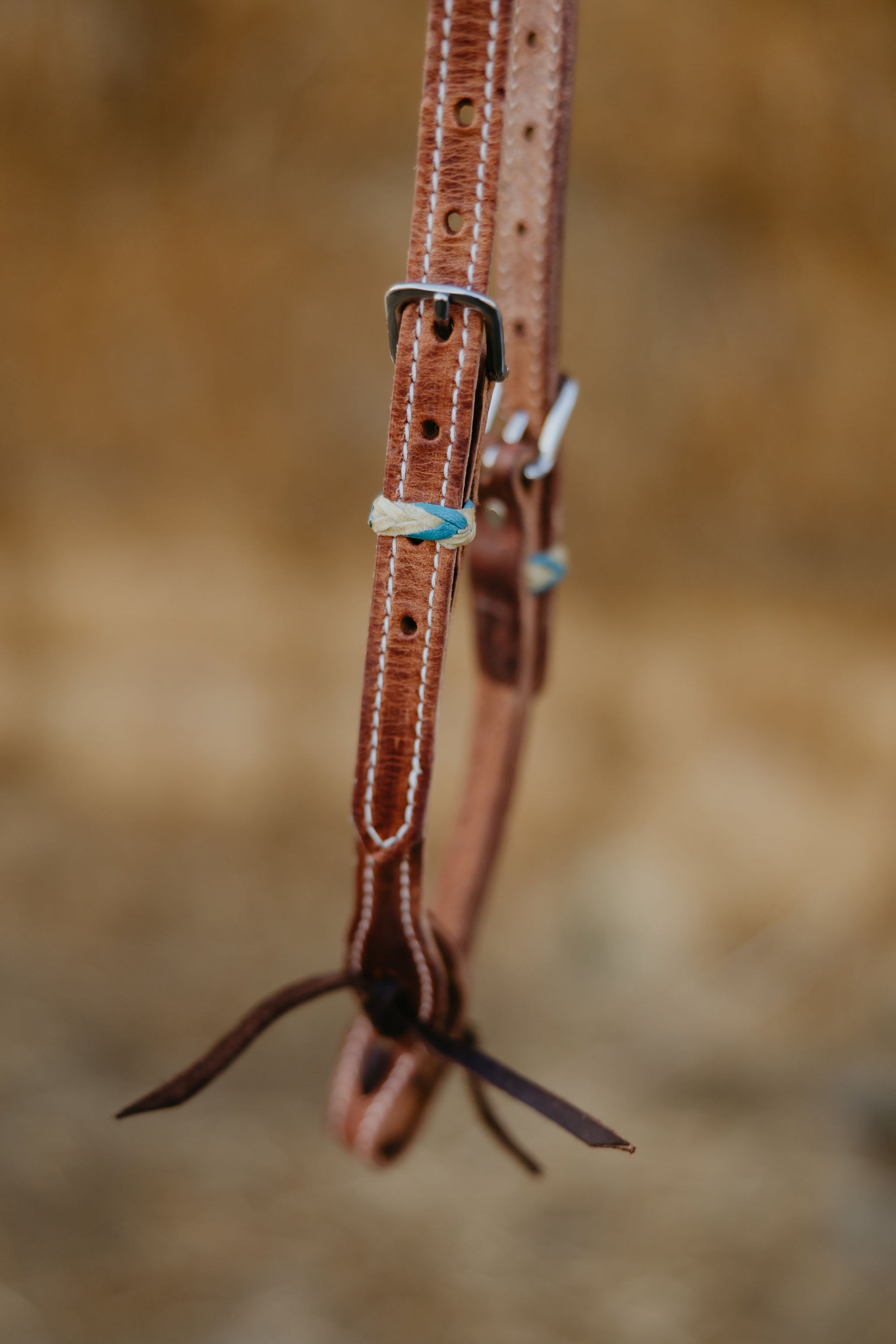 "SLO" Rawhide Harness One Ear Headstall