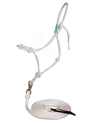 Clinician 4 Knot Halter and 14ft Lead Set - Andrea Equine