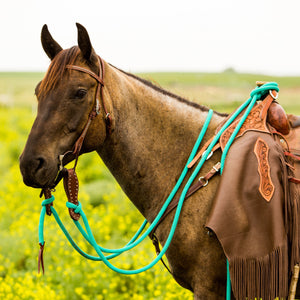 22 Ft Clinician Mecate Reins - Andrea Equine