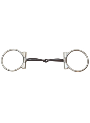 "Signature" Smooth Sweet Iron Dee Snaffle Bit w/Copper Inlay - Andrea Equine