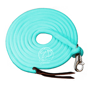 14 Ft Clinician Weighted Lead Rope w/ Snap - Andrea Equine